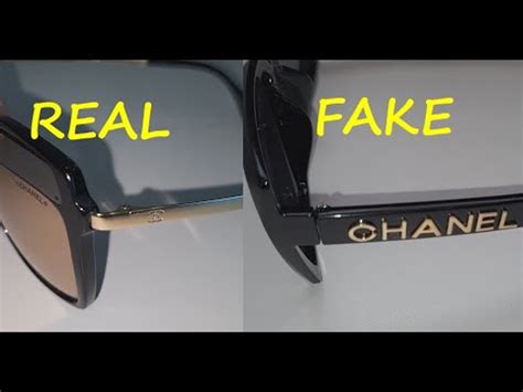 real vs fake chanel glasses|authentic chanel counterfeit.